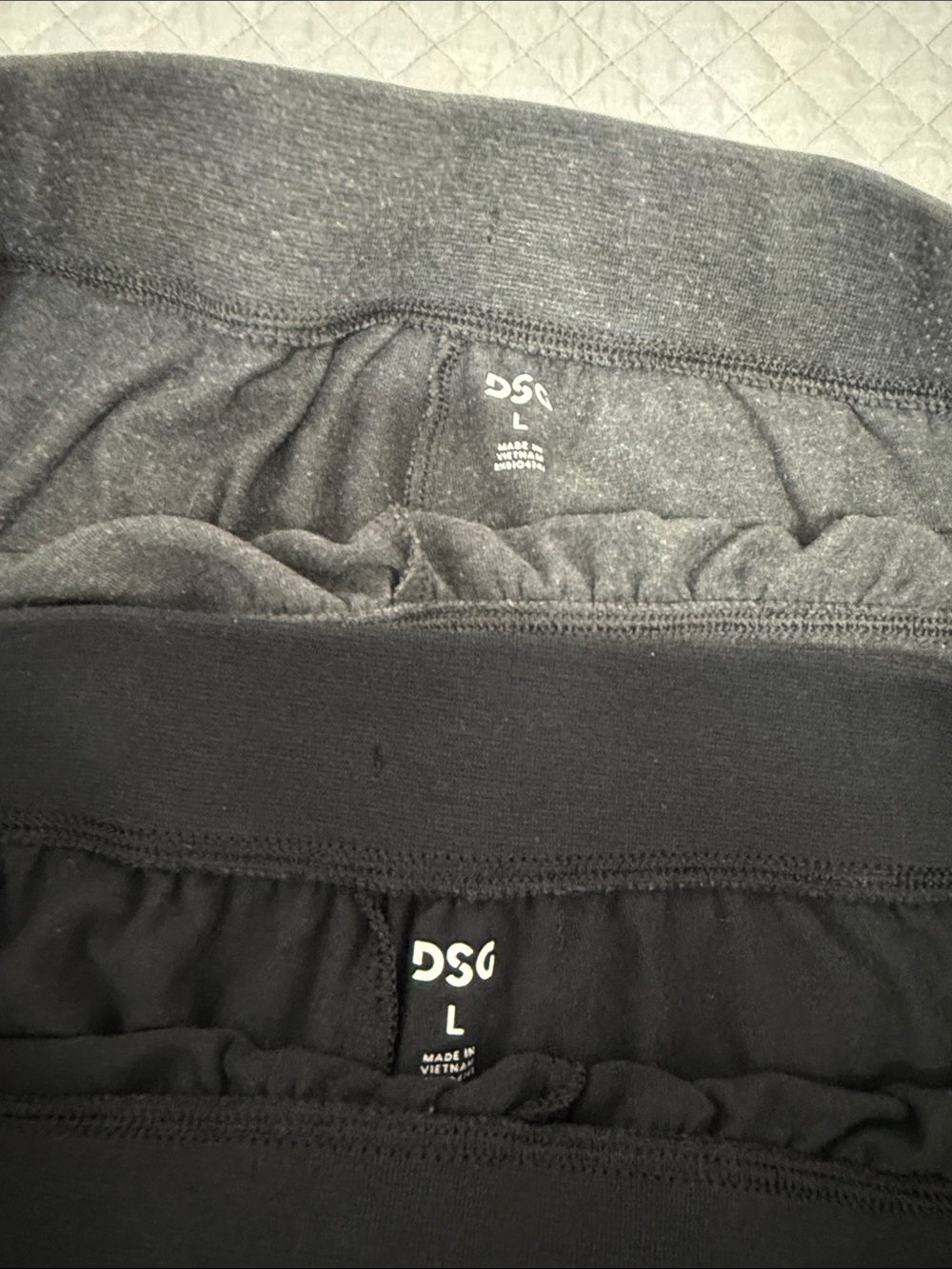 DSG Women's Athletic Lounge Shorts - Gray & Black - Picture 2 of 3